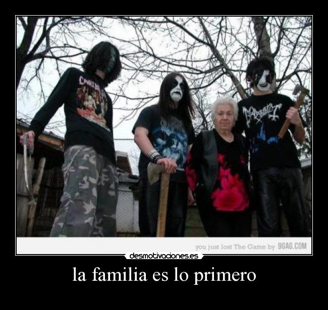 la familia es lo primero -