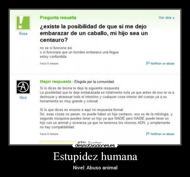 Estupidez humana -