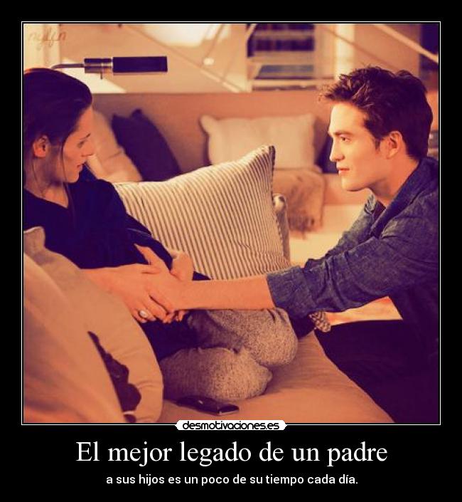 El mejor legado de un padre - a sus hijos es un poco de su tiempo cada día.