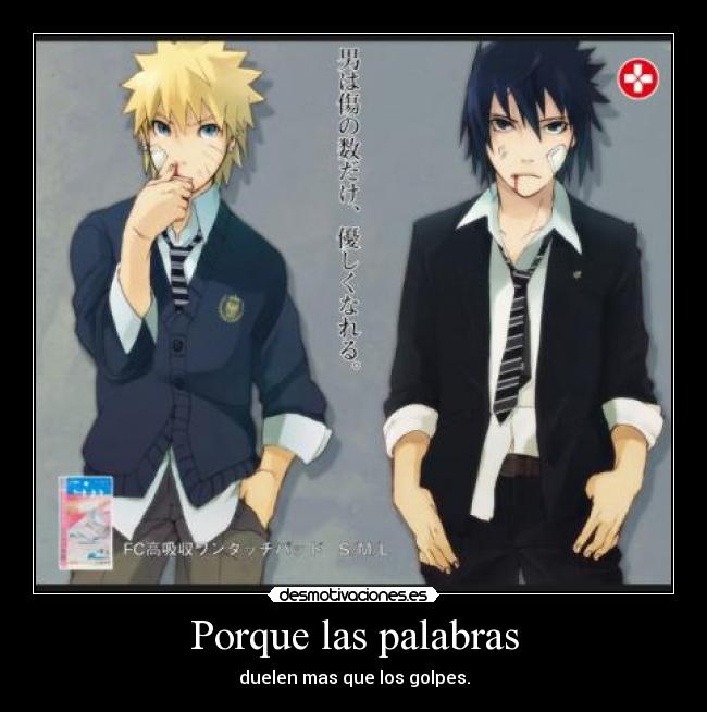 Porque las palabras - duelen mas que los golpes.