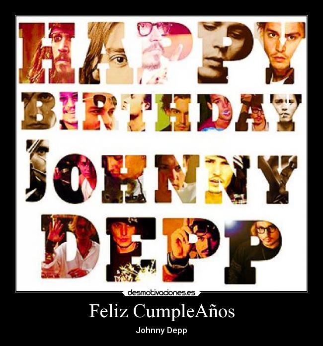 carteles hbdjohnnydepp desmotivaciones