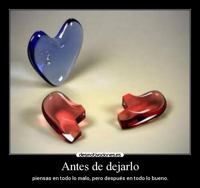 Antes de dejarlo -
