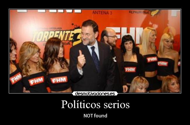 Políticos serios - 