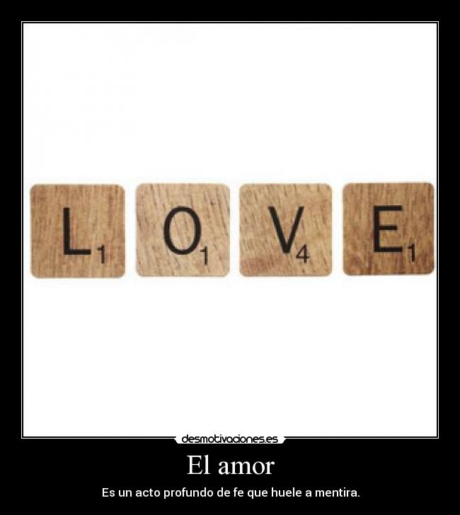 El amor - 