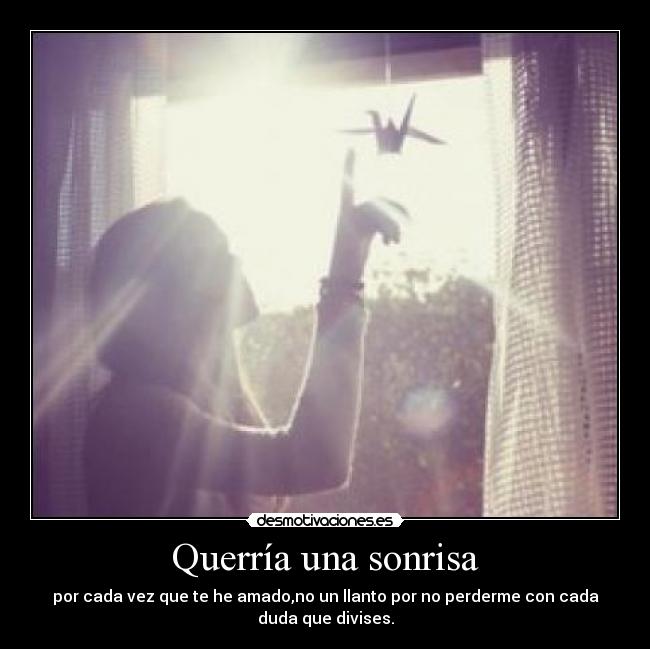 Querría una sonrisa - 