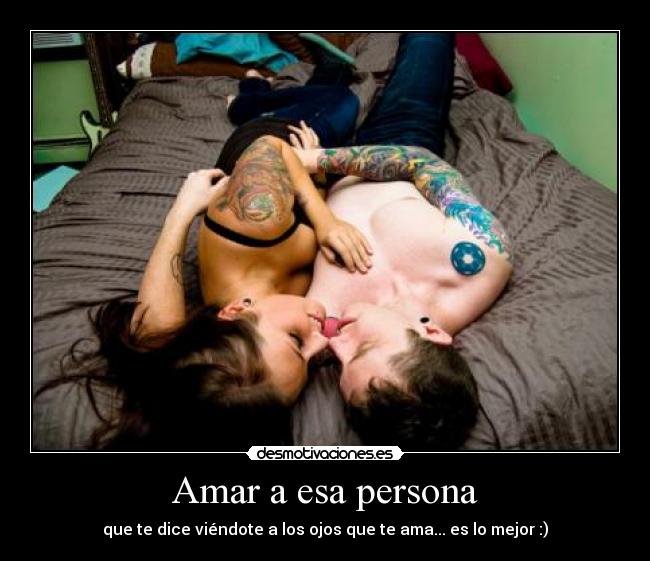 Amar a esa persona - 