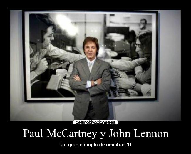 Paul McCartney y John Lennon -