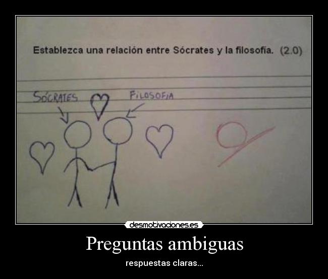 Preguntas ambiguas -
