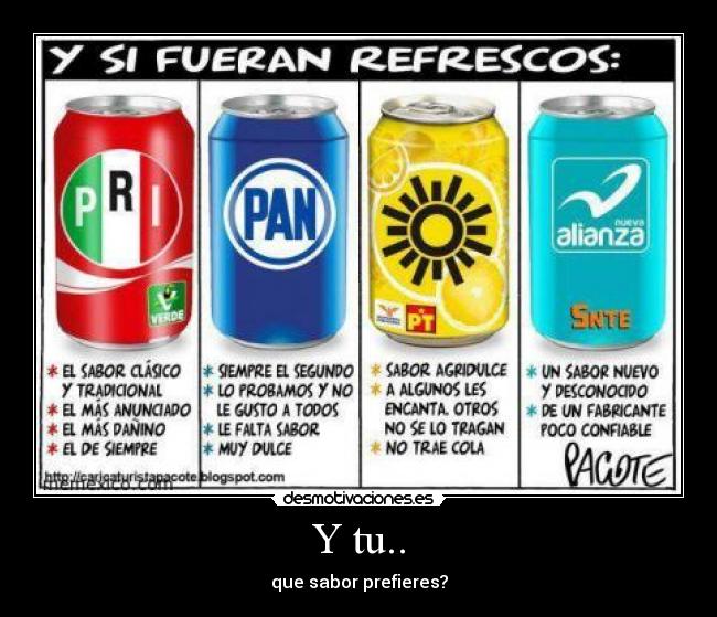 carteles refrescos politicos desmotivaciones