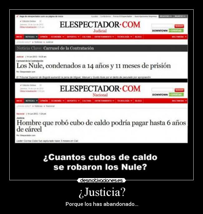¿Justicia? -