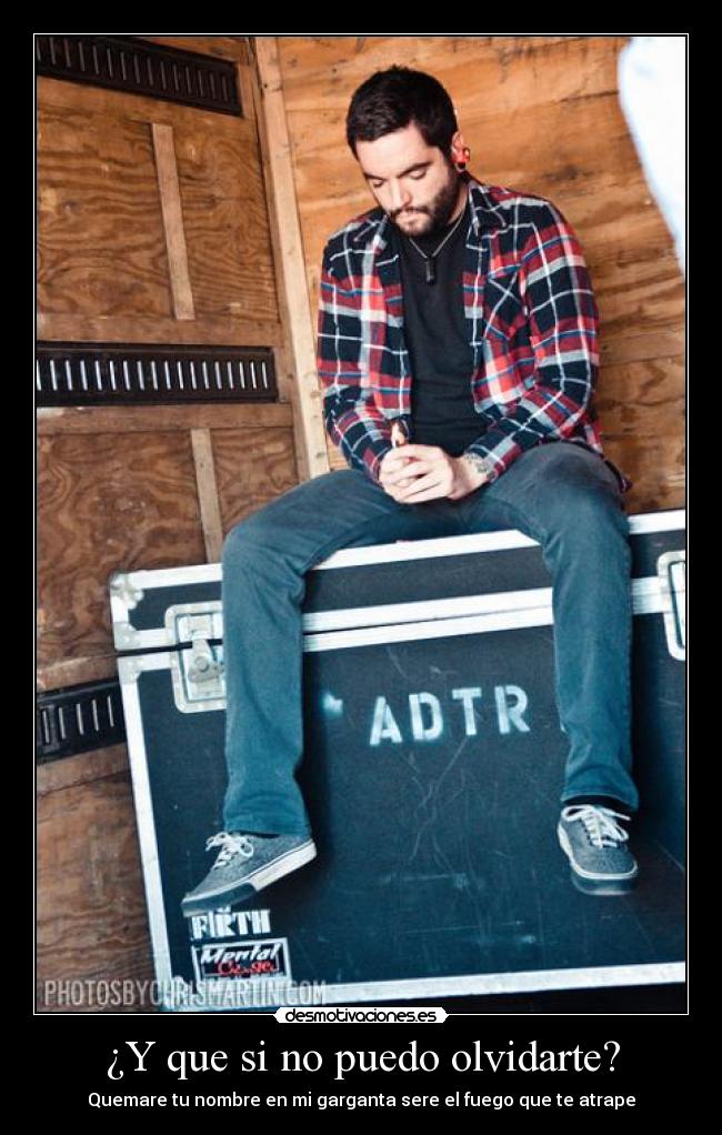 ¿Y que si no puedo olvidarte? - 