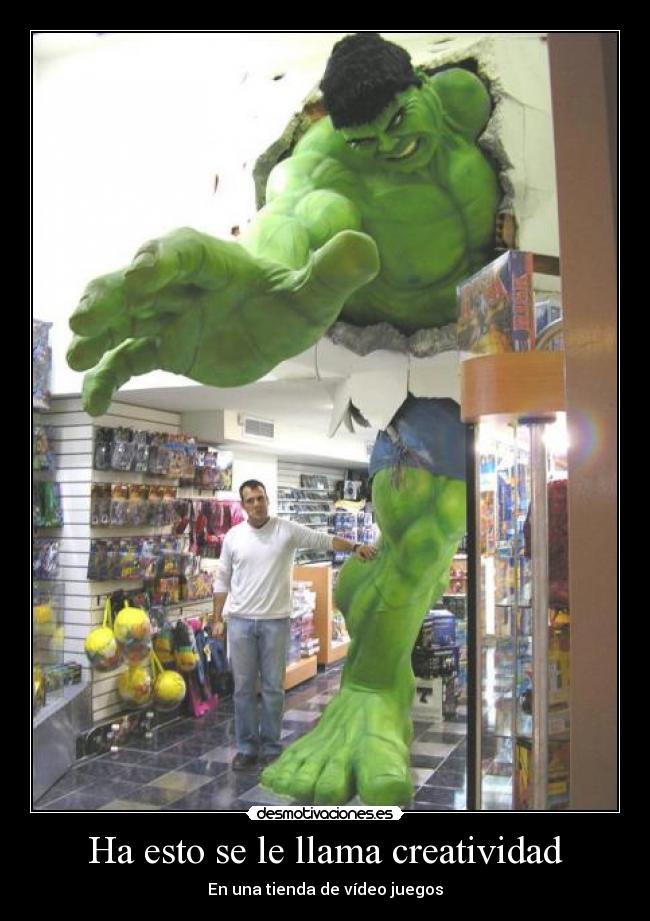 Ha esto se le llama creatividad -