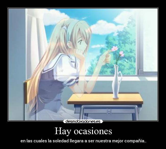 Hay ocasiones -
