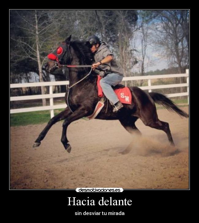 Hacia delante -