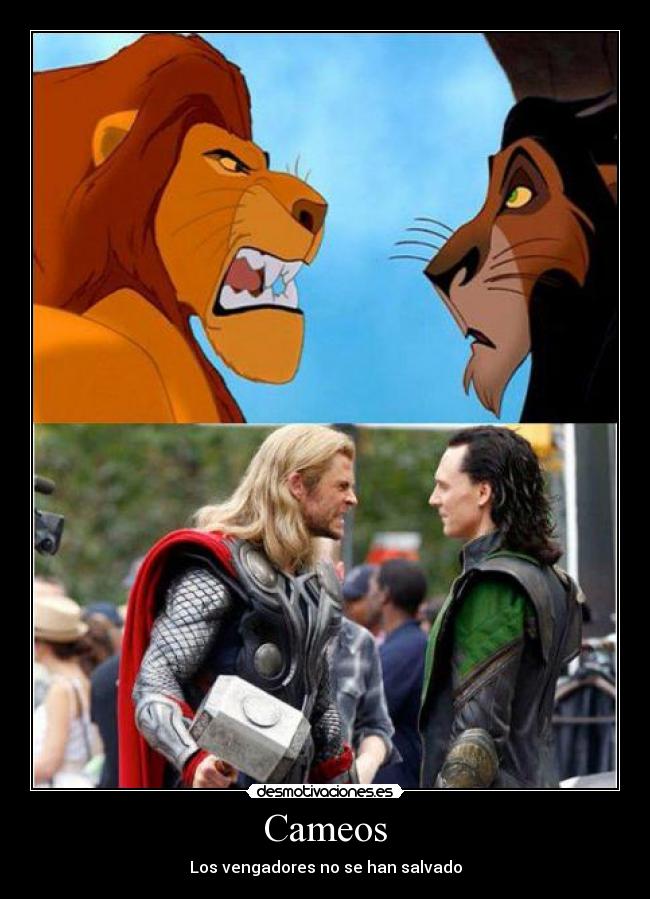 Cameos - Los vengadores no se han salvado