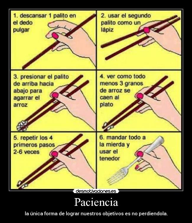 carteles ojosdeunindigo paciencia desmotivaciones