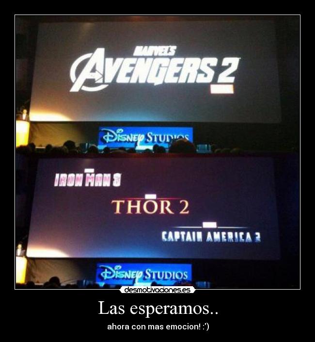 Las esperamos.. - ahora con mas emocion! :)