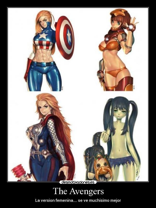The Avengers - La version femenina.... se ve muchisimo mejor