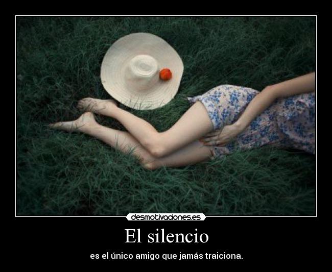 El silencio -