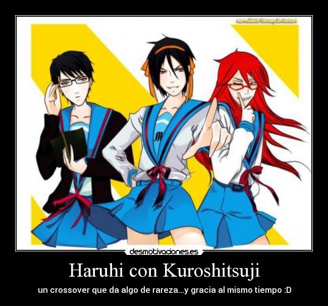 Haruhi con Kuroshitsuji -