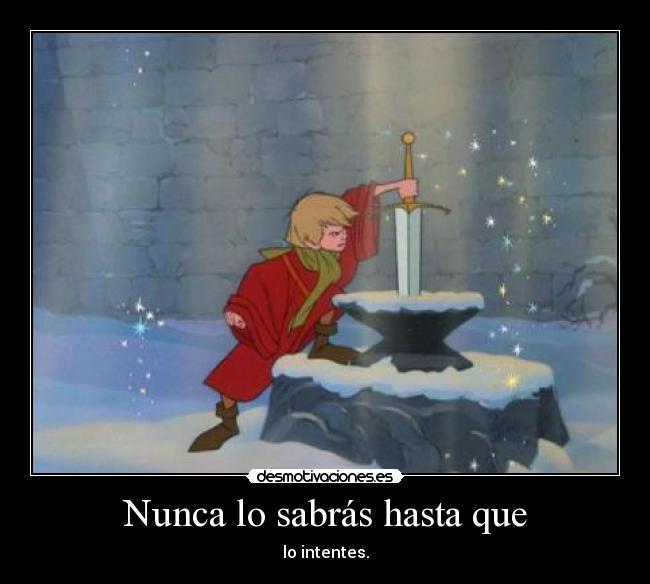 Nunca lo sabrás hasta que - 