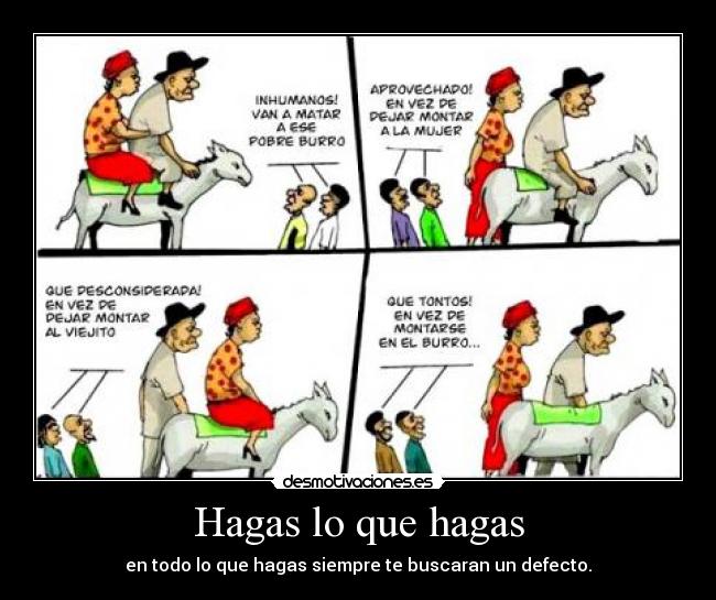 Hagas lo que hagas - 