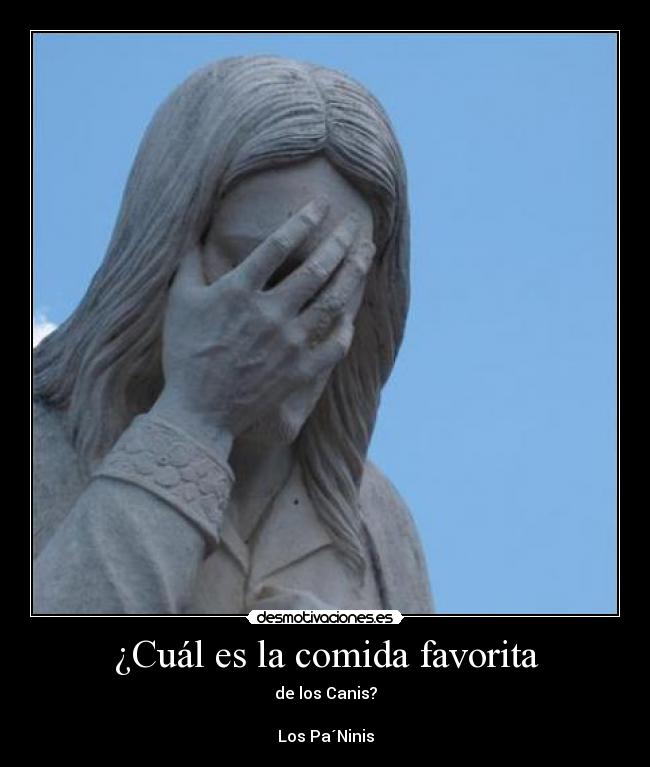 ¿Cuál es la comida favorita - de los Canis?
Los Pa´Ninis