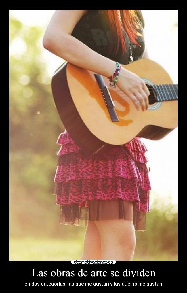 Las obras de arte se dividen - 