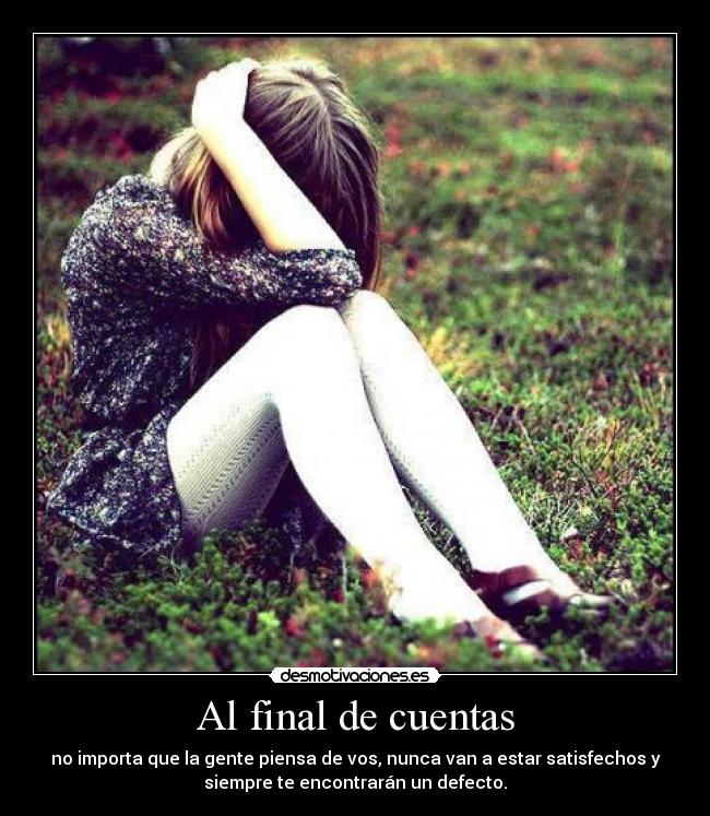 Al final de cuentas -