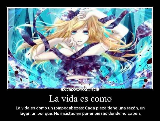 carteles vida lily magane desmotivaciones