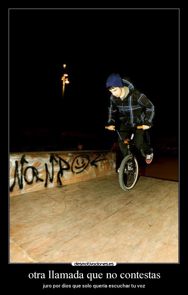 otra llamada que no contestas - juro por dios que solo quería escuchar tu voz