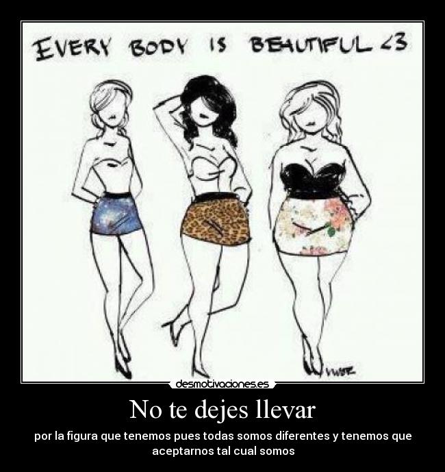 No te dejes llevar -