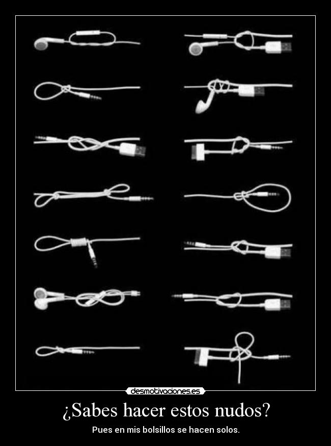 ¿Sabes hacer estos nudos? - 