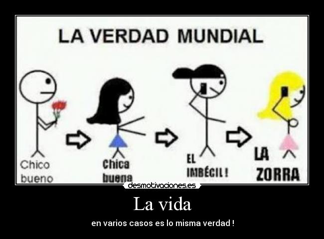 La vida - en varios casos es lo misma verdad !