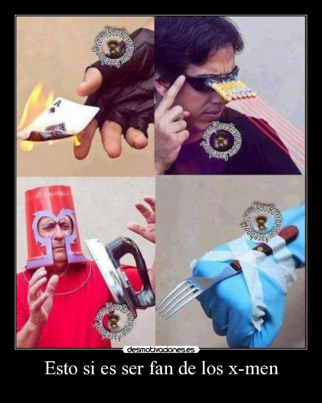 Esto si es ser fan de los x-men -