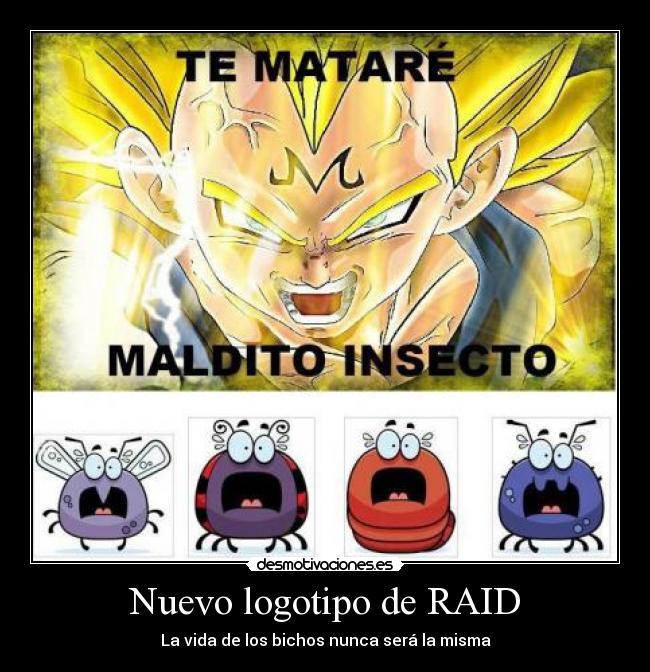 Nuevo logotipo de RAID - La vida de los bichos nunca será la misma