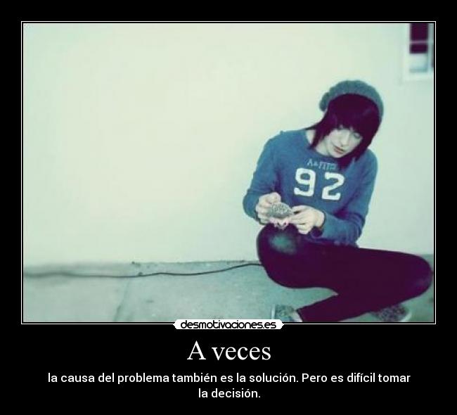 A veces -