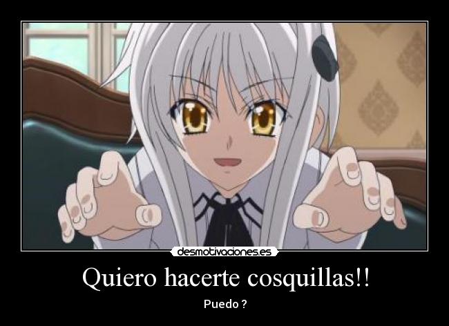 Quiero hacerte cosquillas!! - Puedo ?