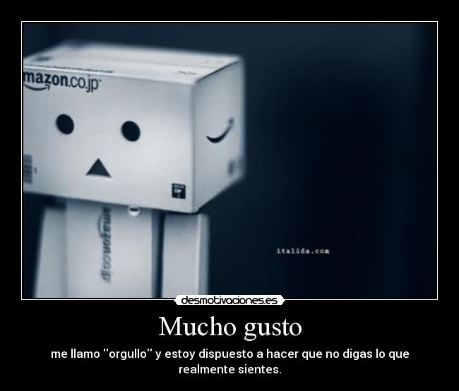 Mucho gusto -
