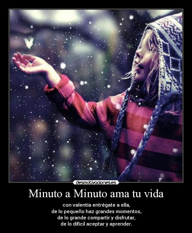 Minuto a Minuto ama tu vida -