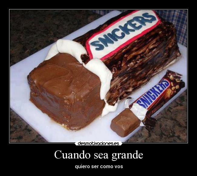 Cuando sea grande - quiero ser como vos