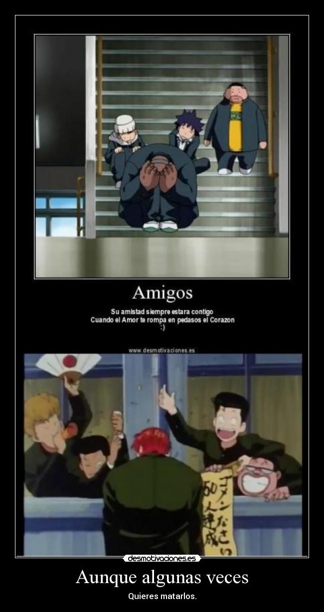 Aunque algunas veces -