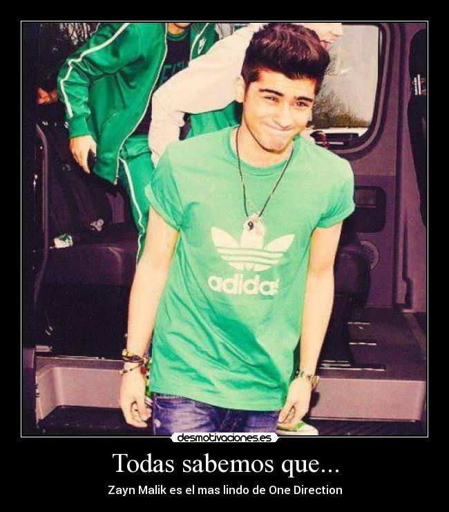 Zayn Malik es el mas lindo de One Direction