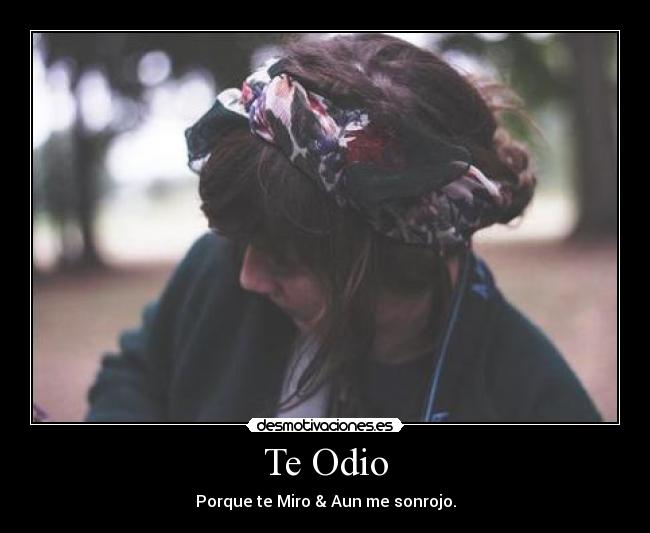 Te Odio -