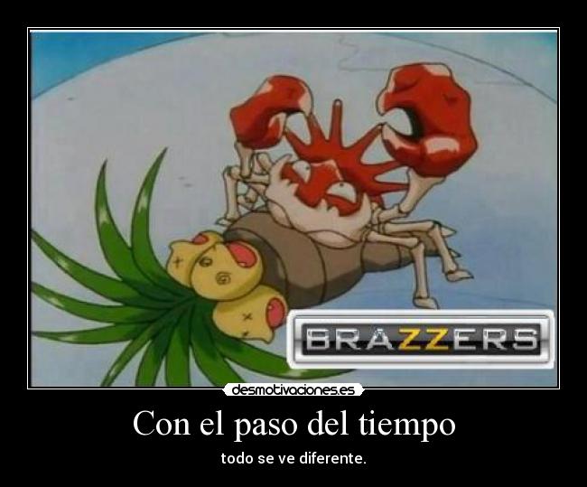 Con el paso del tiempo -