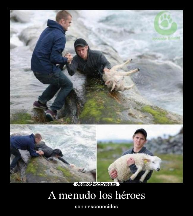 A menudo los héroes - son desconocidos.