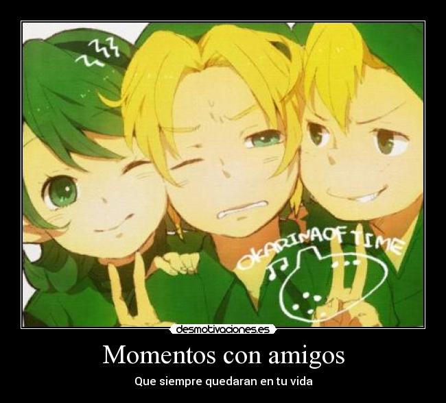 carteles amigos aaaw saria link como llama otro the legend zelda videojuegos amigos momentos desmotivaciones