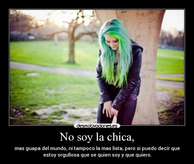 No soy la chica, - 