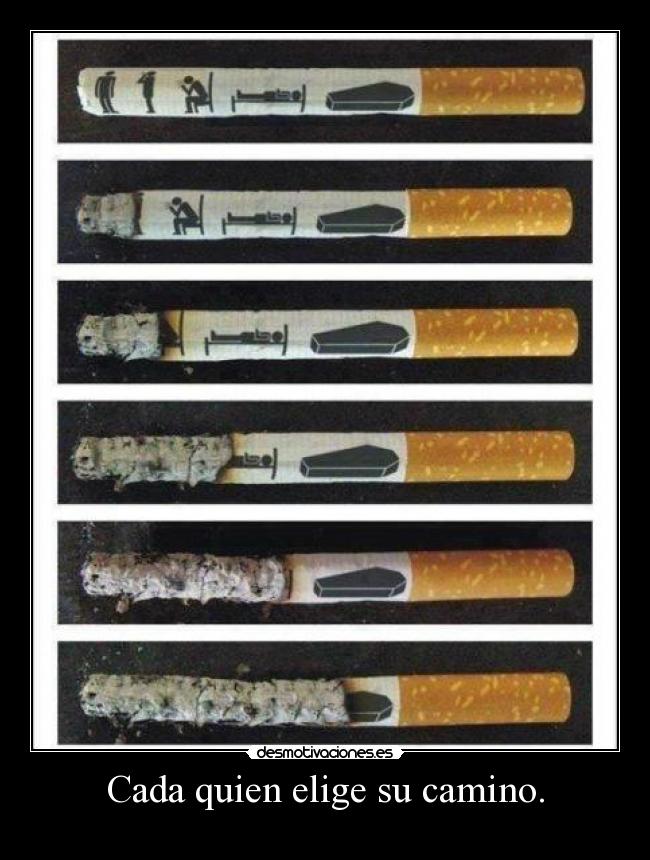 Cada quien elige su camino. -