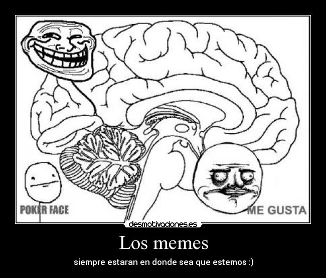 Los memes - siempre estaran en donde sea que estemos :)